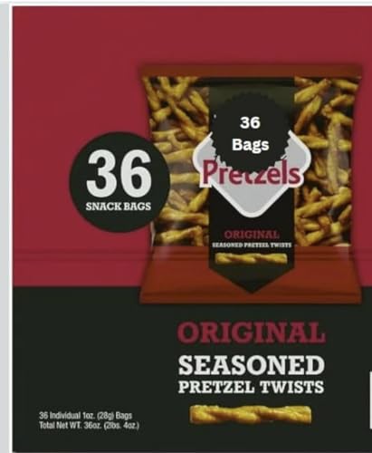 Dots Home-styles Original Pretzels Snack Bags Bundle, 1 oz, Pack of 36